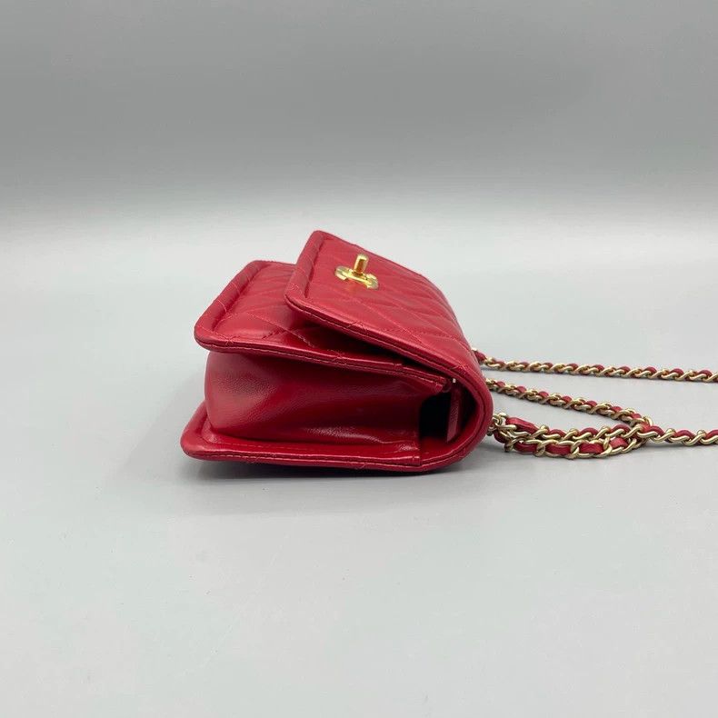 Chanel Chanel Red Gold Mini Crossbody Bag Size ONE SIZE - 5 Thumbnail
