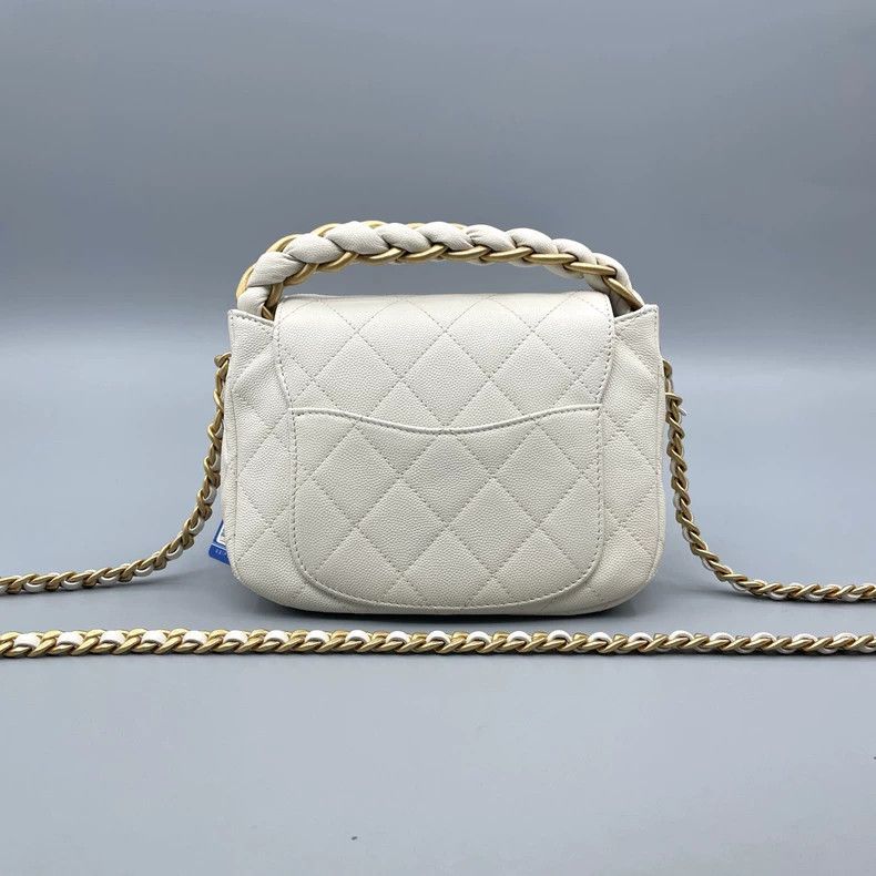 Chanel Chanel Quilted Crossbody Handbag with Gold Chain Size ONE SIZE - 2 Thumbnail