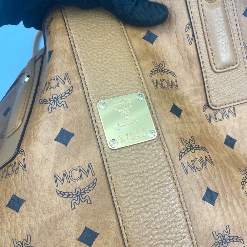 MCM MCM Classic Cognac Shopping Shoulder Bag Size ONE SIZE - 6 Thumbnail