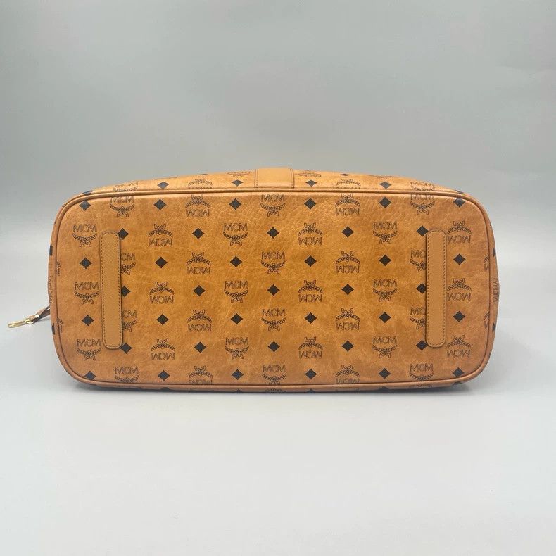 MCM MCM Classic Cognac Shopping Shoulder Bag Size ONE SIZE - 3 Thumbnail