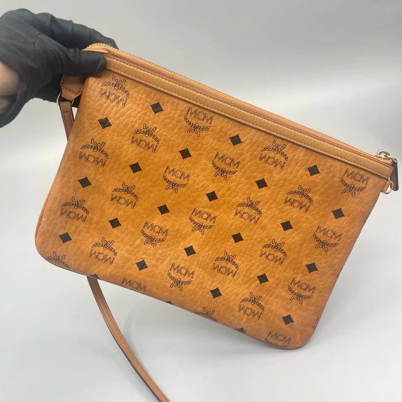 MCM MCM Classic Cognac Shopping Shoulder Bag Size ONE SIZE - 8 Thumbnail