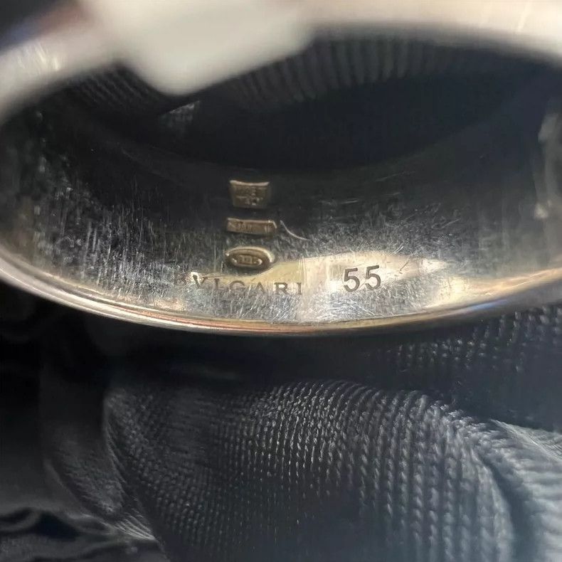 Bottega Veneta BVLGARI Silver Ring Size 55 Charity Edition Size ONE SIZE - 2 Thumbnail