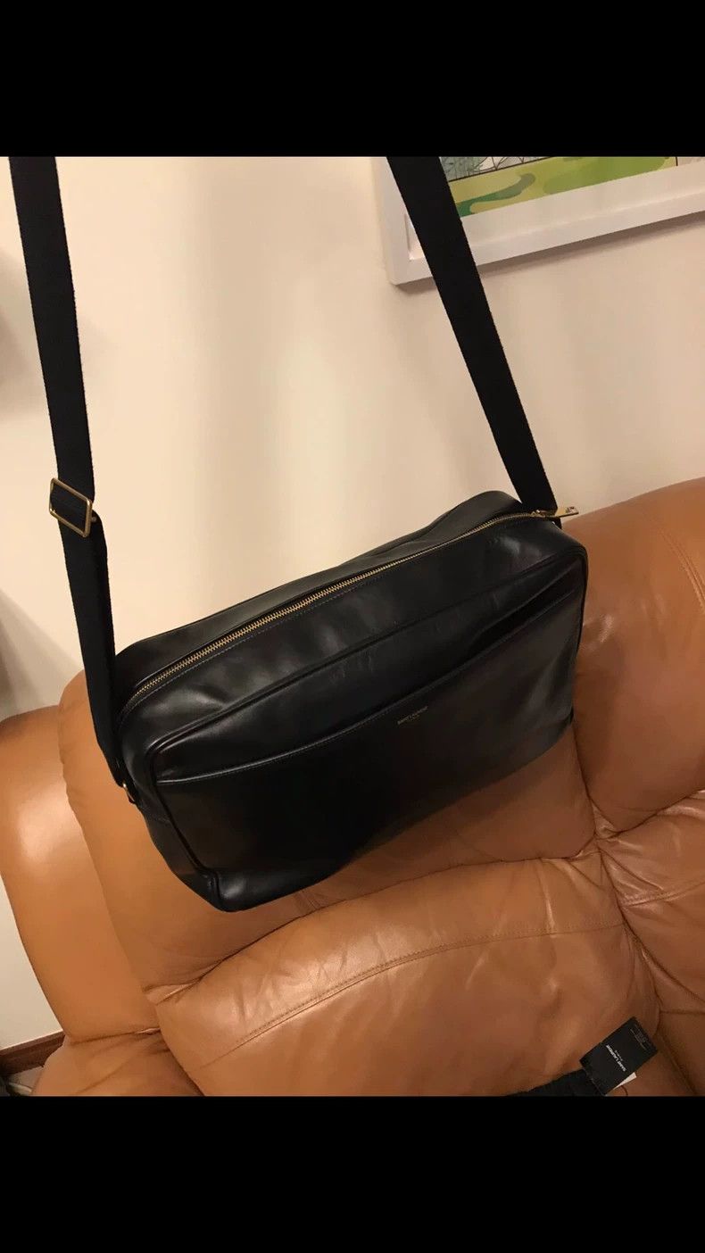 Saint Laurent Paris Saint Laurent Paris Black Messenger Bag Size ONE SIZE - 2 Thumbnail