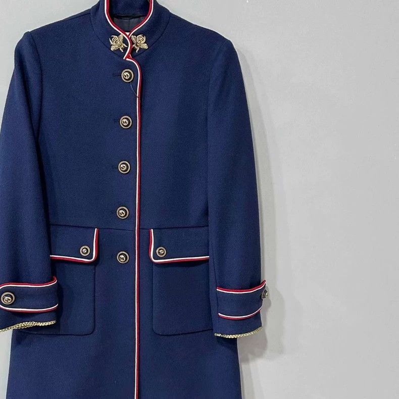 Gucci Gucci Double G Button Coat Size M / US 6-8 / IT 42-44 - 2 Thumbnail