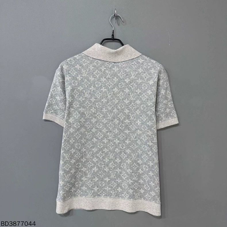 Louis Vuitton Gray Short Sleeve Polo Shirt Size M / US 6-8 / IT 42-44 - 3 Thumbnail