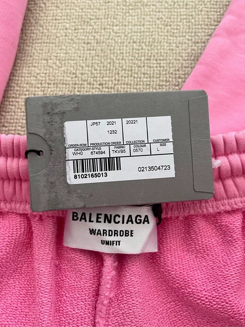 Balenciaga Balenciaga Pink Logo Long Pants Size L Size 38" / US 16 / IT 52 - 4 Thumbnail
