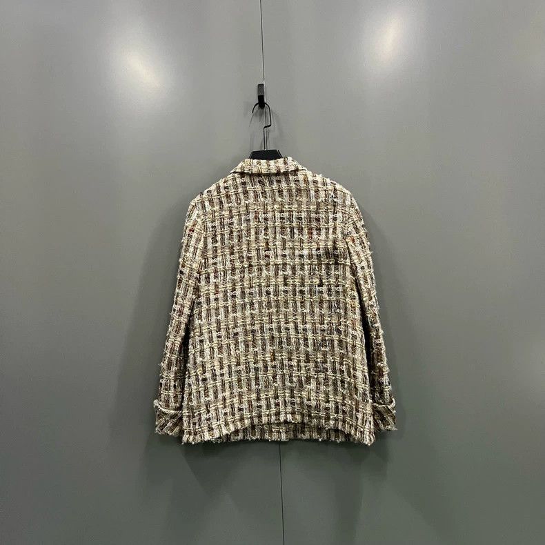 Chanel CHANEL Colorful Woven Collar Jacket Size 44 Size XL / US 12-14 / IT 48-50 - 2 Thumbnail