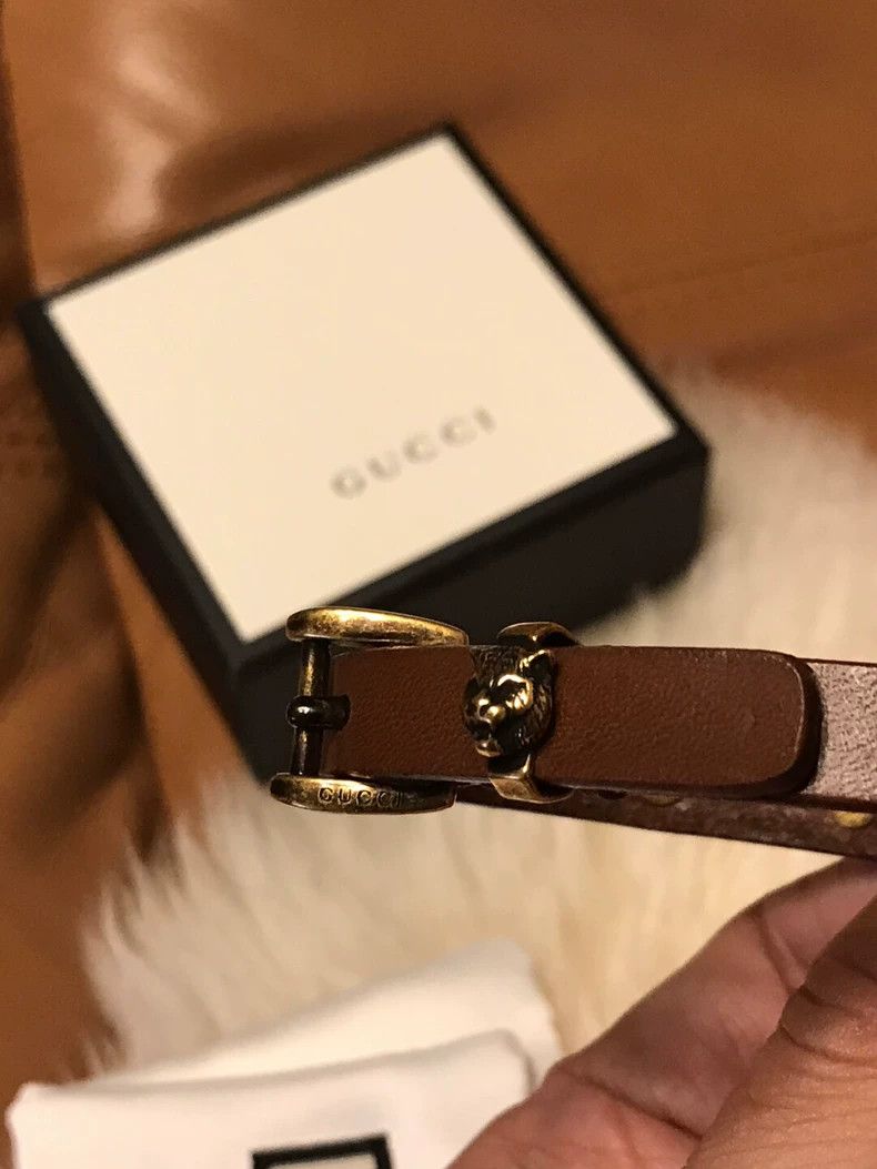 Gucci Gucci Wolf Head Ring and Bracelet Set Size ONE SIZE - 4 Thumbnail