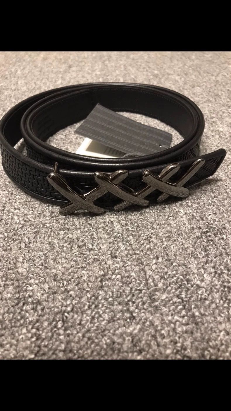 Ermenegildo Zegna Ermenegildo Zegna Belt with Gold Metal Head Size ONE SIZE - 5 Thumbnail