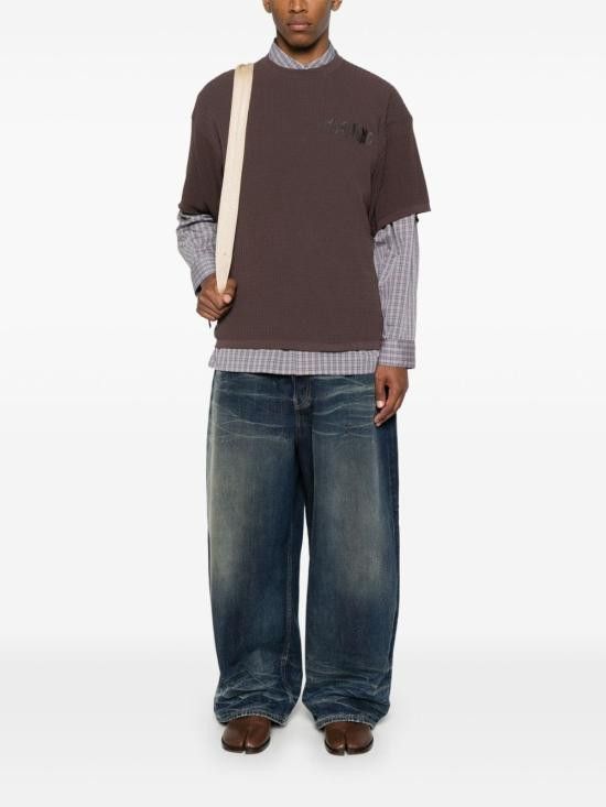 Magliano MAGLIANO Men T-Shirts T58306280 Brown Size US S / EU 44-46 / 1 - 4 Thumbnail