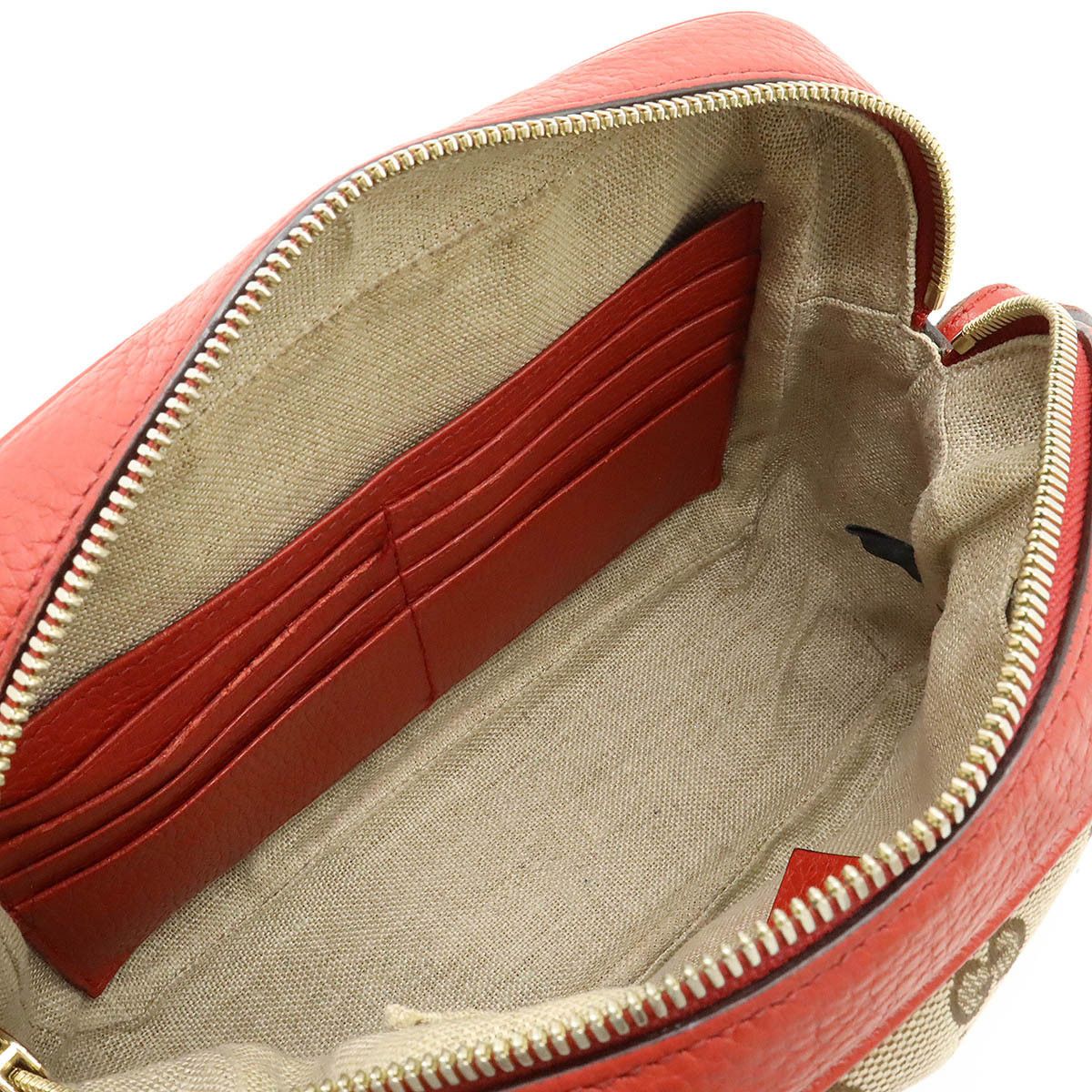 Gucci Gucci Gucci Bree GG Canvas Shoulder Bag Canvas Crossbody Bag 449413 DUTY FREE for USA Size ONE SIZE - 5 Thumbnail