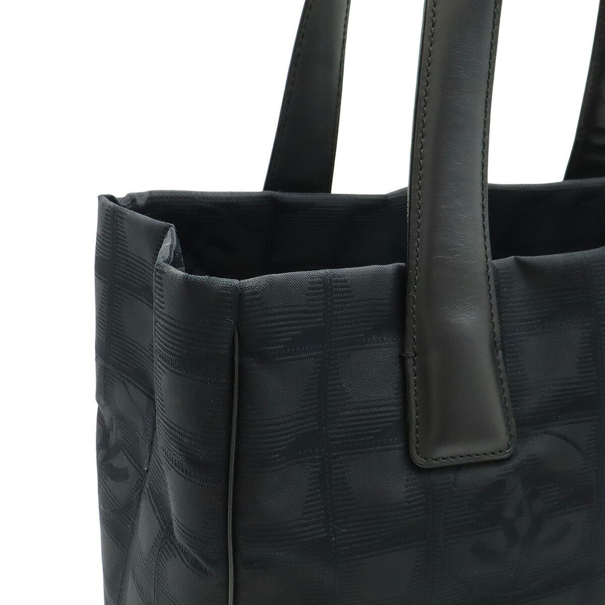Chanel Chanel Chanel New Travel Line Nylon Jacquard 2way Bag Leather Shoulder Bag A20457 Size ONE SIZE - 5 Thumbnail