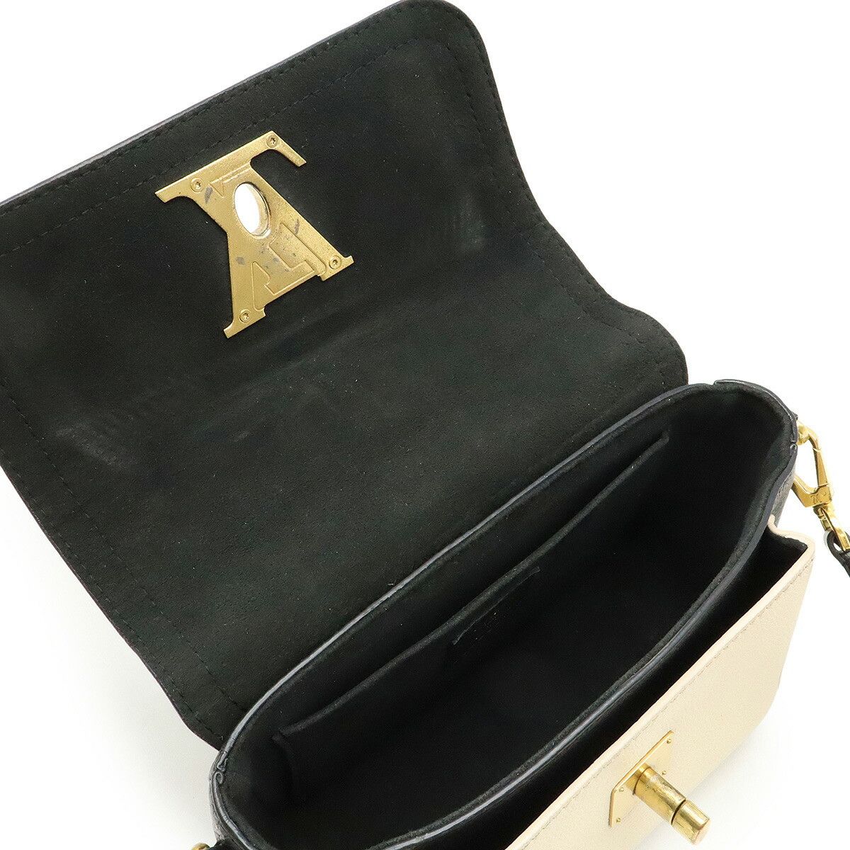 Louis Vuitton Louis Vuitton Louis Vuitton Lockme Tender Calf Leather 2way Bag Leather Shoulder Bag M58557 DUTY FREE for USA Size ONE SIZE - 7 Thumbnail