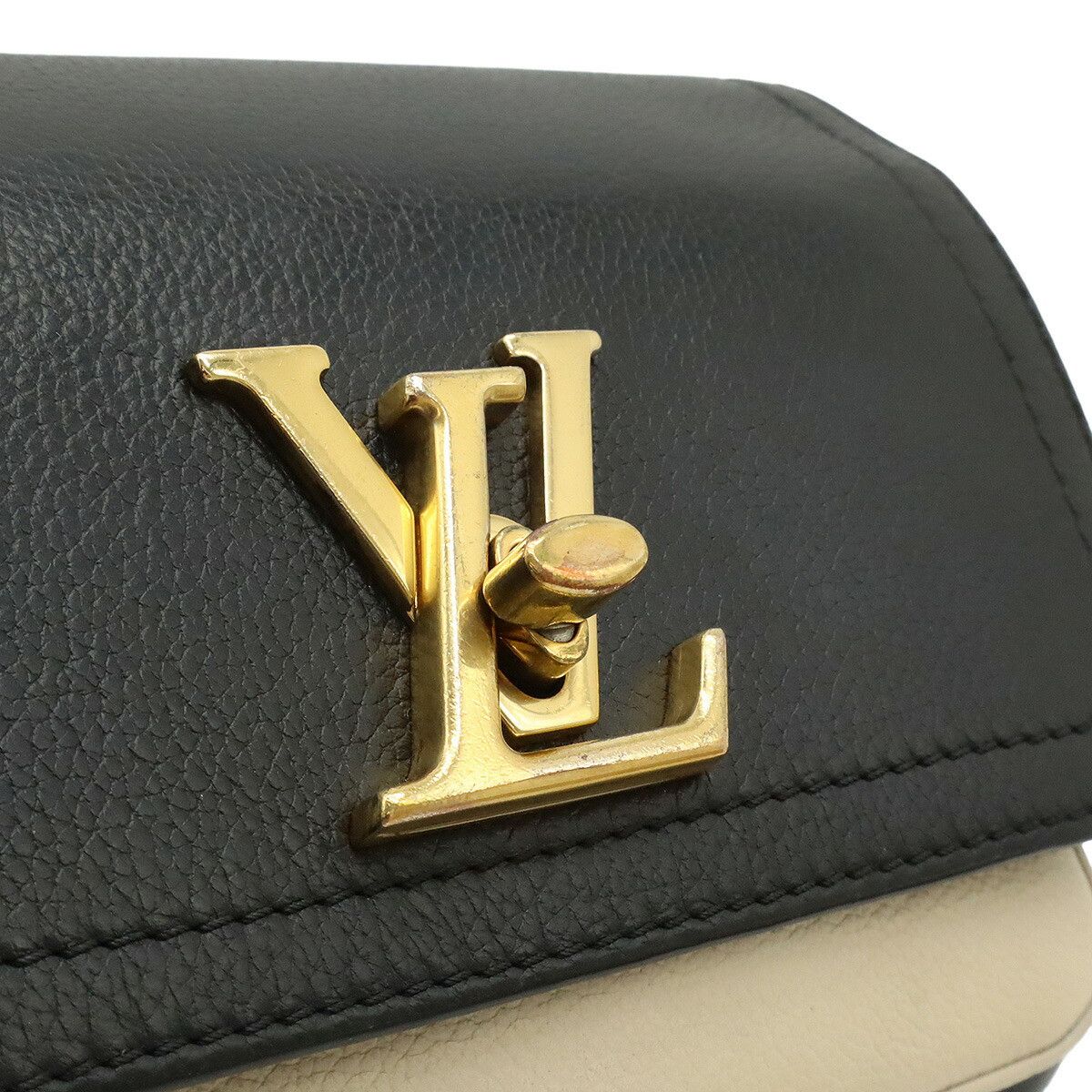 Louis Vuitton Louis Vuitton Louis Vuitton Lockme Tender Calf Leather 2way Bag Leather Shoulder Bag M58557 DUTY FREE for USA Size ONE SIZE - 6 Thumbnail