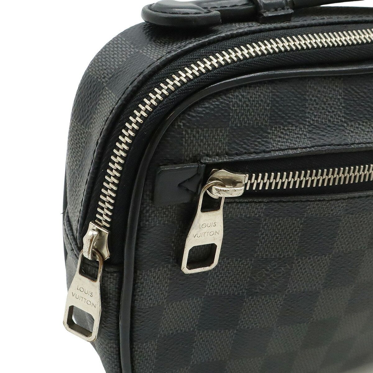 Louis Vuitton Louis Vuitton Louis Vuitton Ambler Damier Graphite 2way bag Canvas Belt Bag N41289 DUTY FREE for USA Size ONE SIZE - 7 Thumbnail