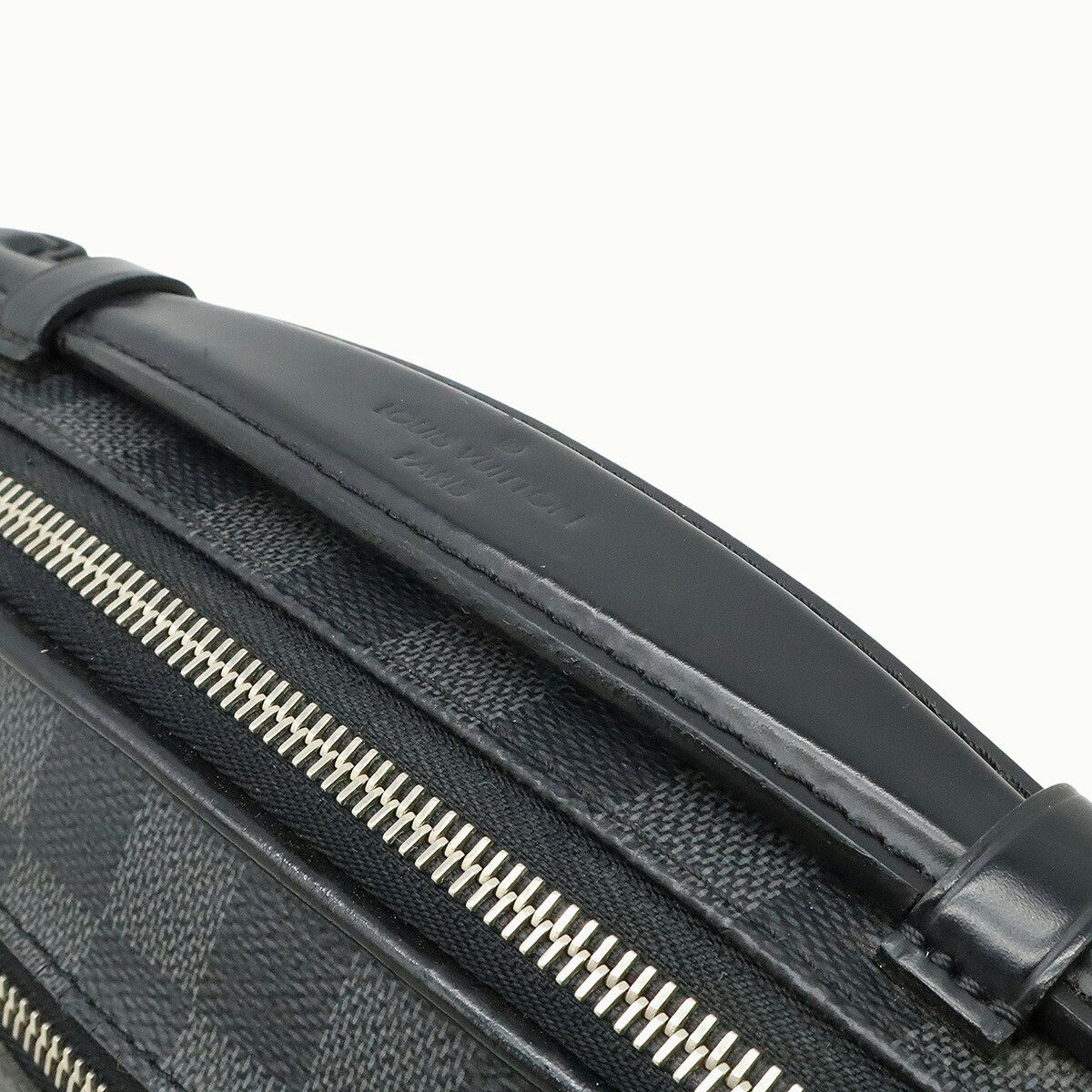 Louis Vuitton Louis Vuitton Louis Vuitton Ambler Damier Graphite 2way bag Canvas Belt Bag N41289 DUTY FREE for USA Size ONE SIZE - 4 Thumbnail