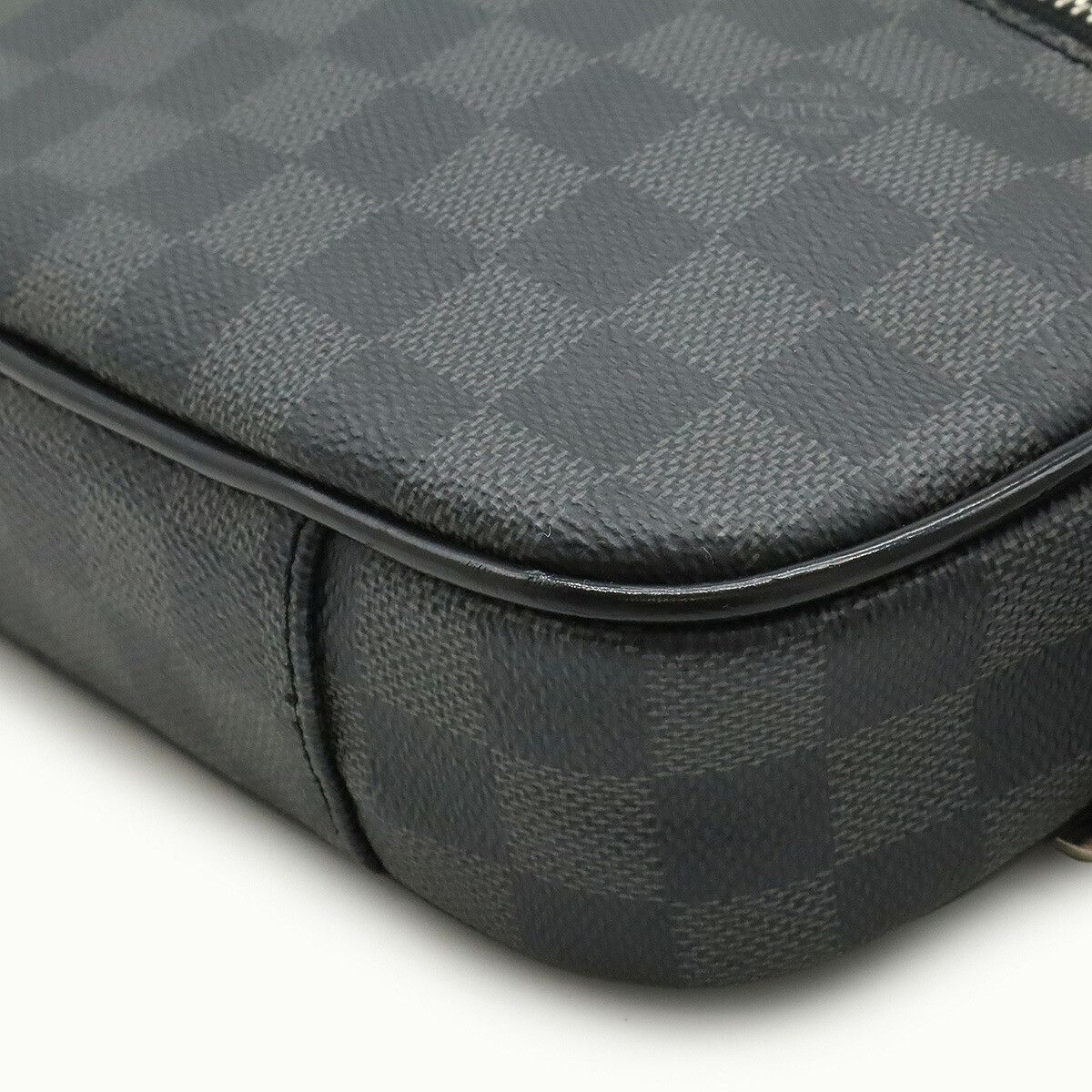 Louis Vuitton Louis Vuitton Louis Vuitton Ambler Damier Graphite 2way bag Canvas Belt Bag N41289 DUTY FREE for USA Size ONE SIZE - 3 Thumbnail