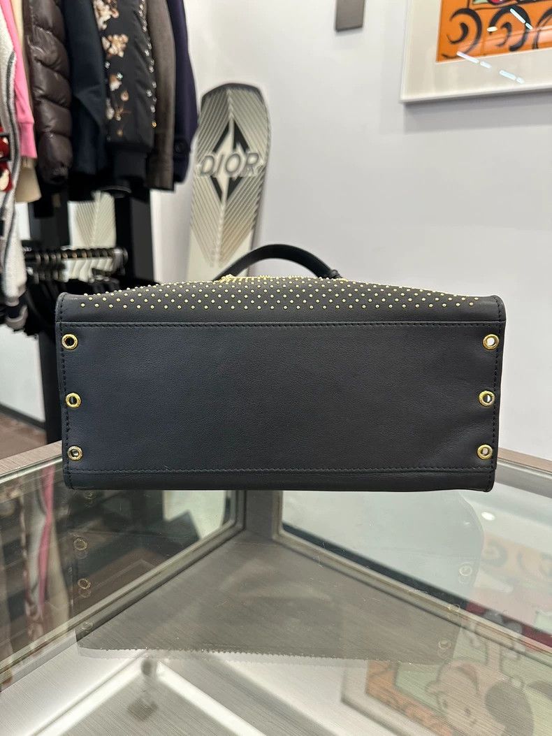 Versace Versace Black Gold Safety Pin Shoulder Bag Size ONE SIZE - 3 Thumbnail