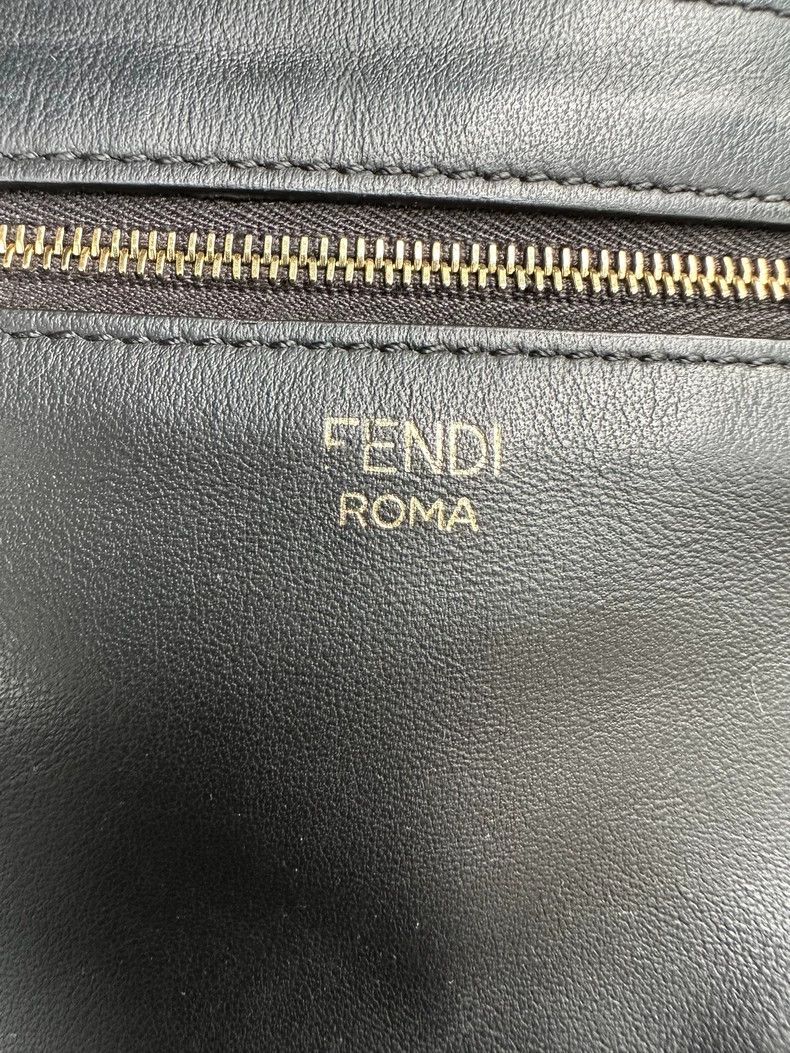 Fendi Fendi Brown Logo Print Tote Handbag 38cm Size ONE SIZE - 8 Thumbnail