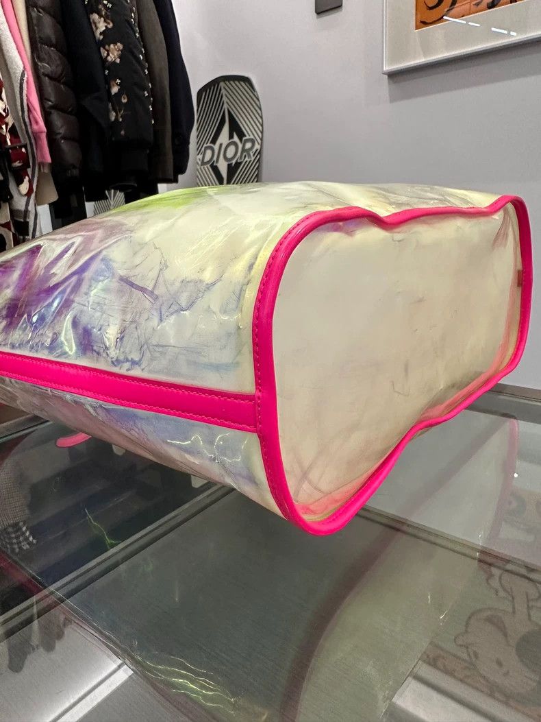 MCM MCM Colorful Transparent PVC Pink Tote Bag Size ONE SIZE - 5 Thumbnail