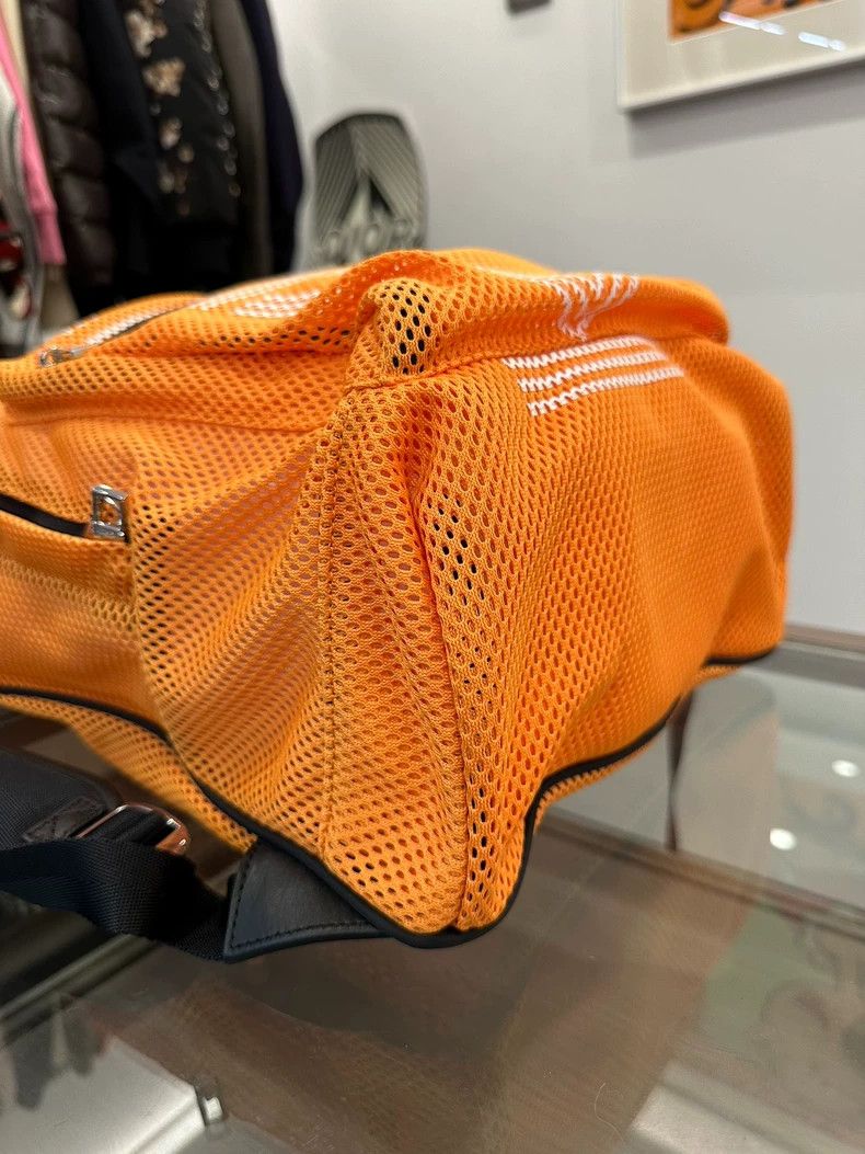 Kenzo Kenzo Orange Logo Mesh Backpack 28cm Size ONE SIZE - 5 Thumbnail