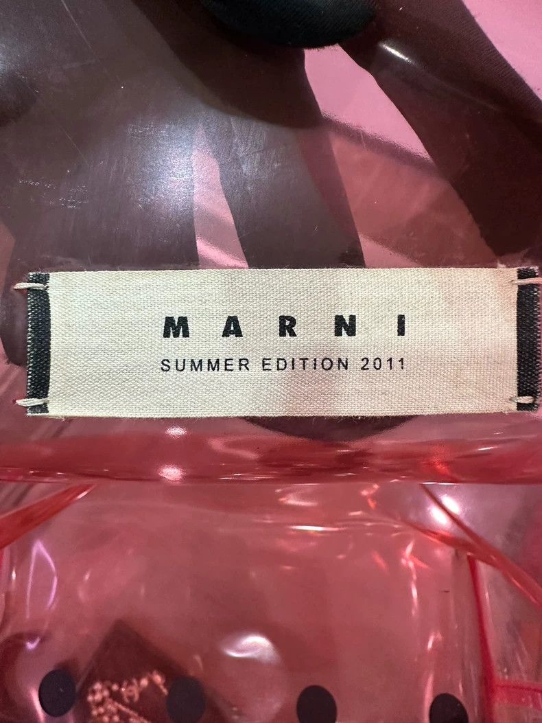 Marni Marni Black Polka Dot Transparent Tote Bag Size ONE SIZE - 7 Thumbnail