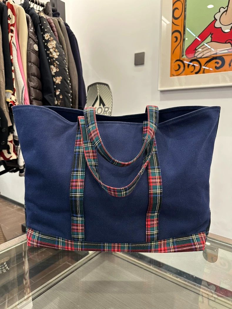 Ralph Lauren Ralph Lauren Red Plaid Tote Bag Size ONE SIZE - 2 Thumbnail
