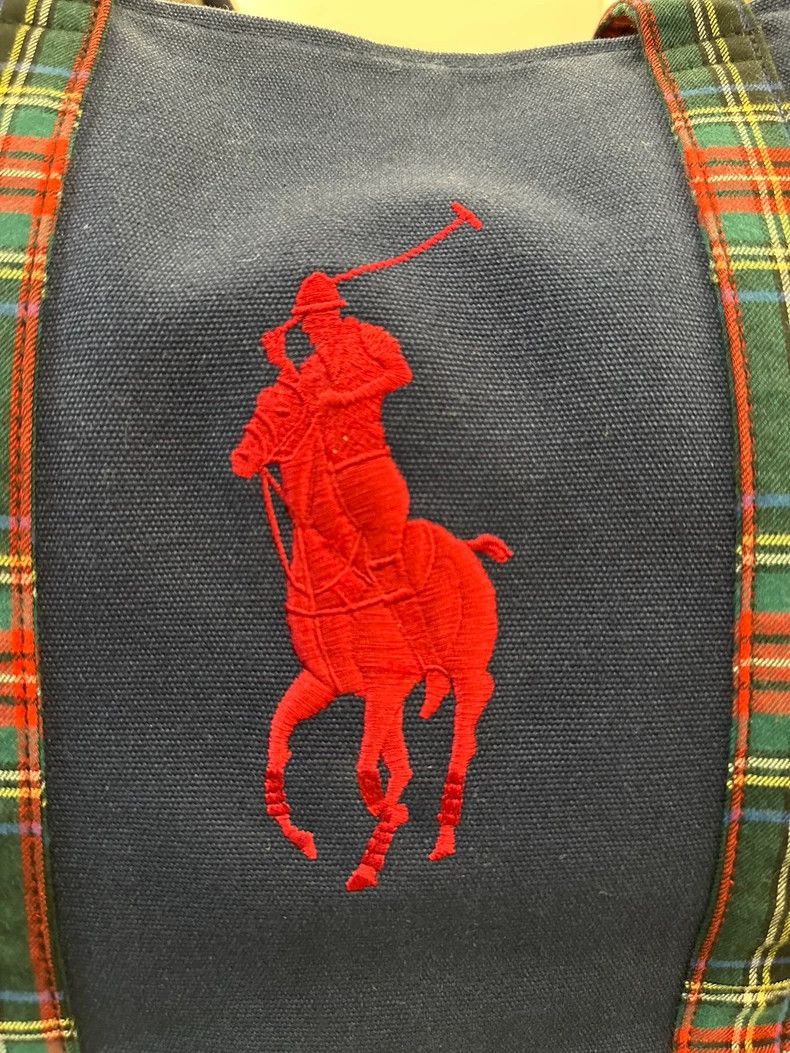 Ralph Lauren Ralph Lauren Red Plaid Tote Bag Size ONE SIZE - 3 Thumbnail