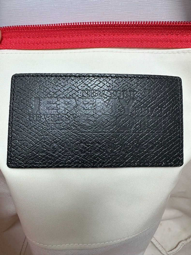Longchamp LongChamp Red Printed Tote Bag with Logo Size ONE SIZE - 8 Thumbnail