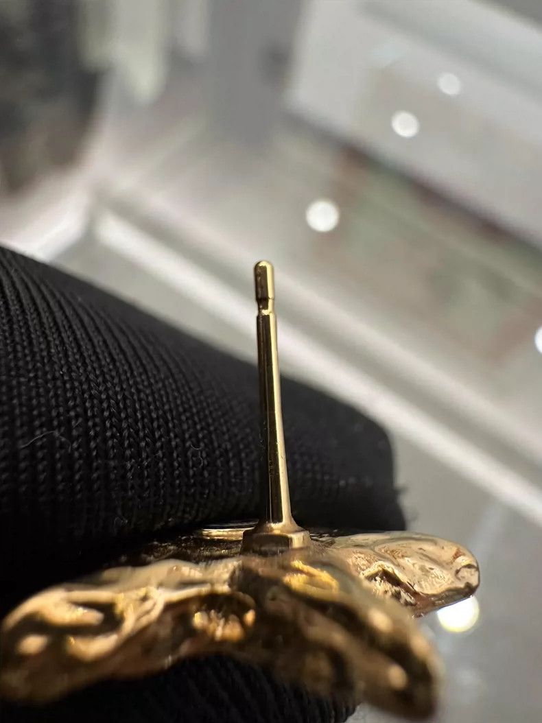 Chanel Chanel Gold Star Earrings with Double C Logo Size ONE SIZE - 6 Thumbnail