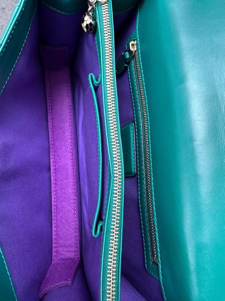Bvlgari Bvlgari Serpenti Green Shoulder Bag 27cm Size ONE SIZE - 8 Thumbnail