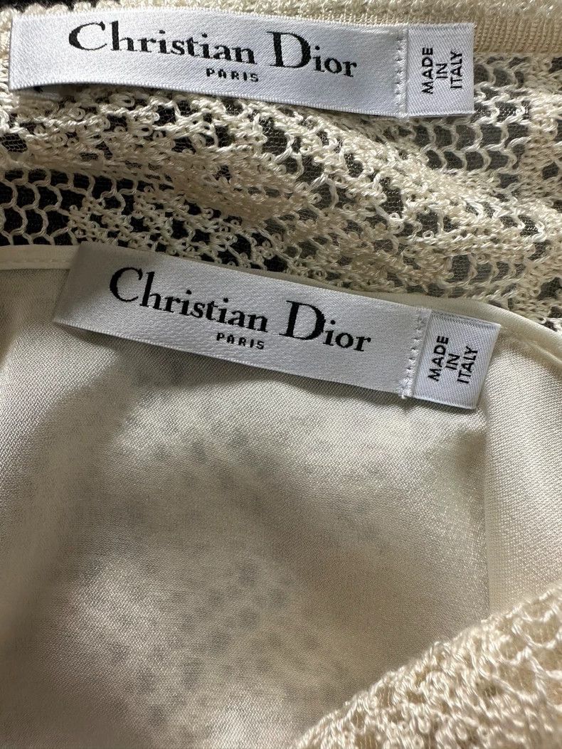 Dior Dior Lace Silk Two-Piece Dress Set Size S / US 4 / IT 40 - 2 Thumbnail