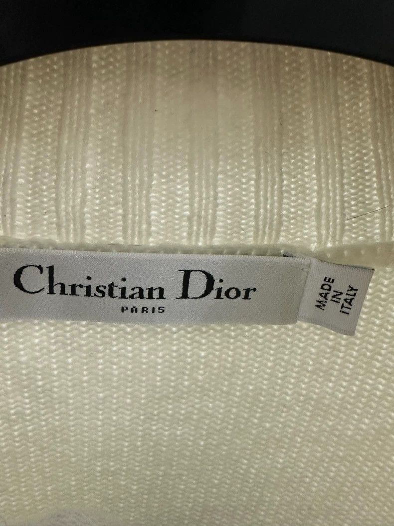 Dior Dior Lucky Star Knit Long Sleeve Sweater Size L / US 10 / IT 46 - 2 Thumbnail