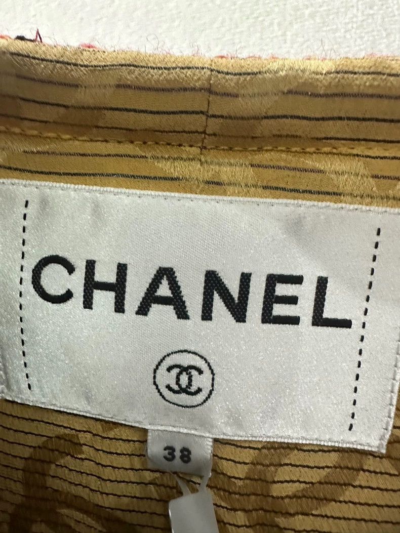 Chanel Chanel Red Woven Chain Outerwear Jacket Size M / US 6-8 / IT 42-44 - 2 Thumbnail