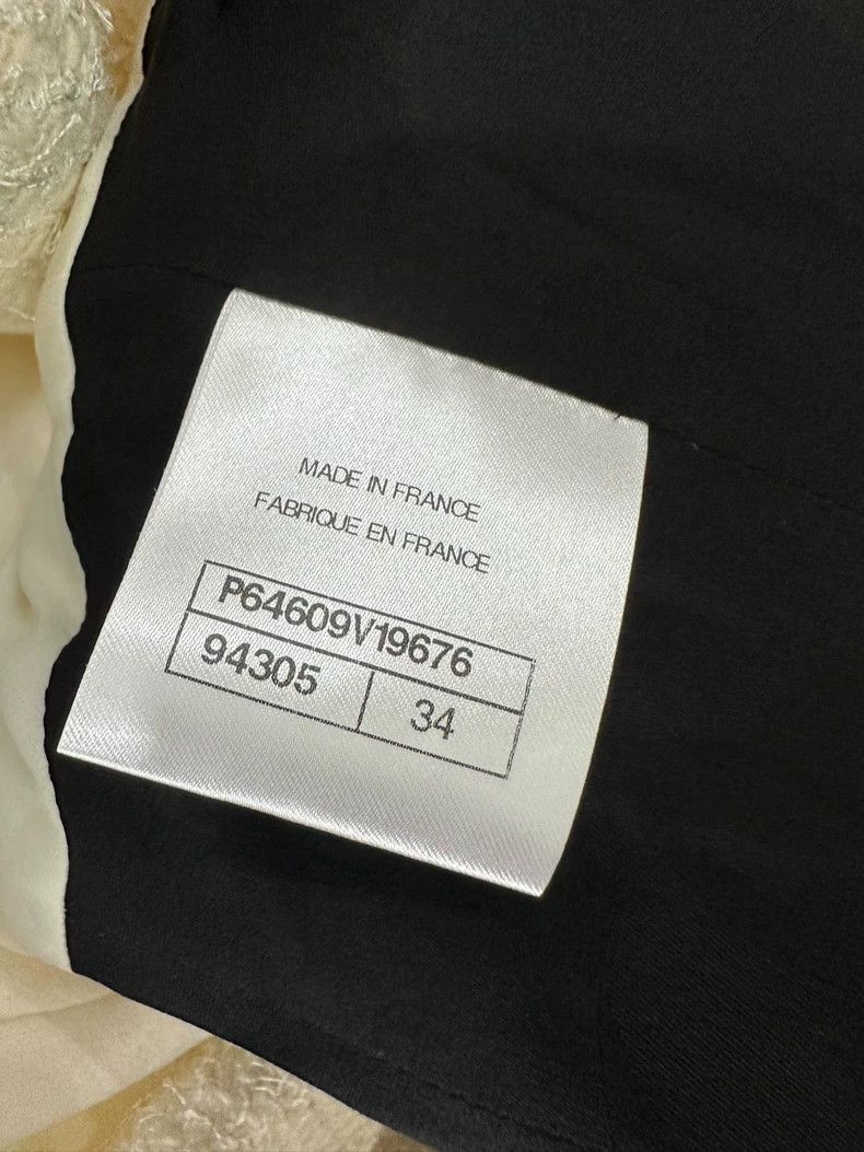 Chanel Chanel Black and White Woven Jacket Size XS / US 0-2 / IT 36-38 - 3 Thumbnail
