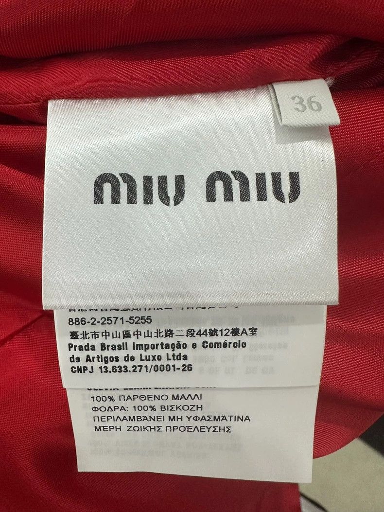Miu Miu Miu Miu Black and White Check Blazer Size S / US 4 / IT 40 - 4 Thumbnail