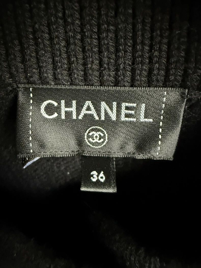 Chanel Chanel Black Cashmere Knit Cardigan Outerwear Size S / US 4 / IT 40 - 2 Thumbnail