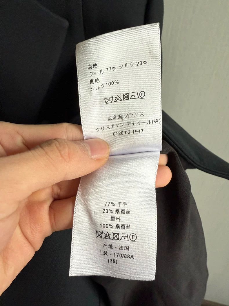 Dior Dior Black Jacket Suit Coat Outerwear Size M / US 6-8 / IT 42-44 - 4 Thumbnail