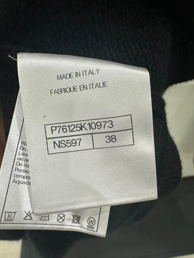 Chanel Chanel Black Knitted Cardigan with Feather Collar Size M / US 6-8 / IT 42-44 - 3 Thumbnail