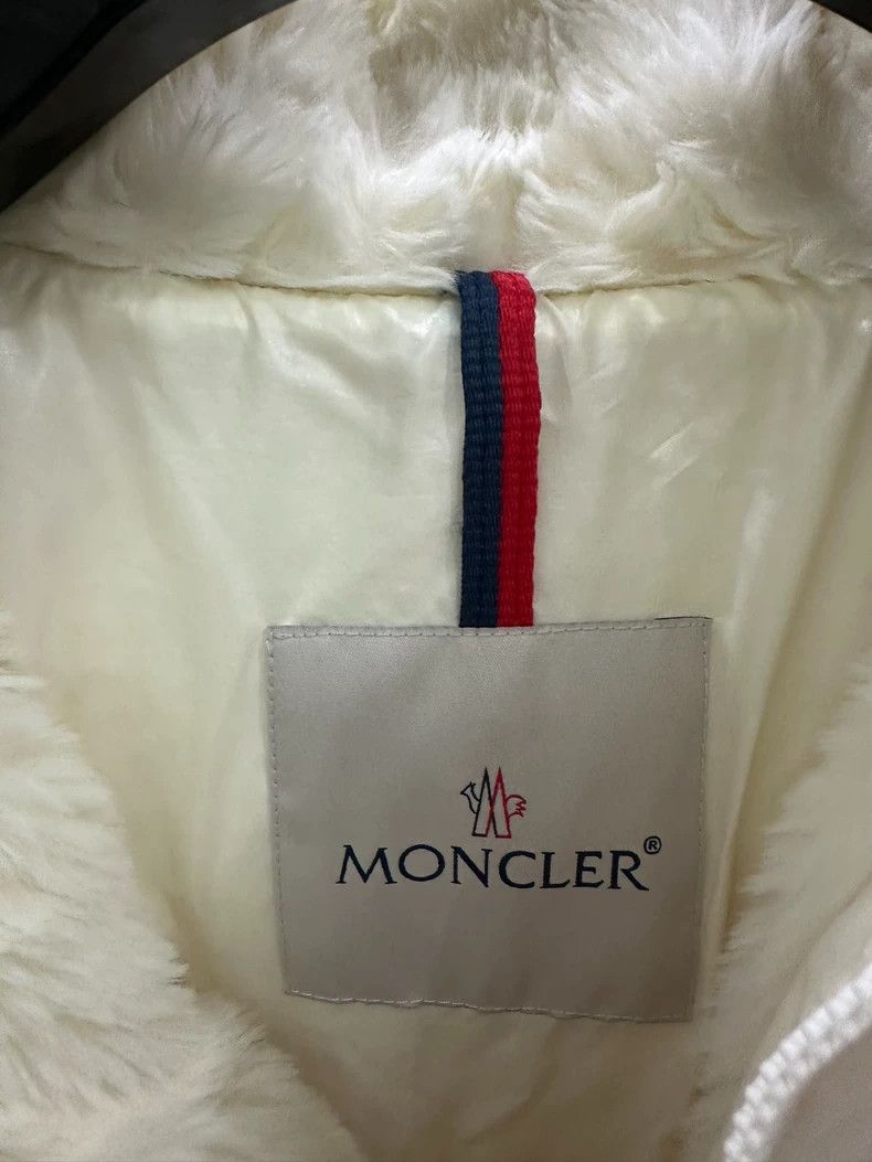 Moncler Moncler Careil White Embroidered Hooded Jacket Size M / US 6-8 / IT 42-44 - 3 Thumbnail