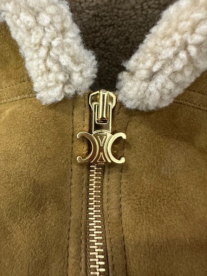 Celine Celine Brown Sheepskin Vest for Women Size M / US 6-8 / IT 42-44 - 3 Thumbnail