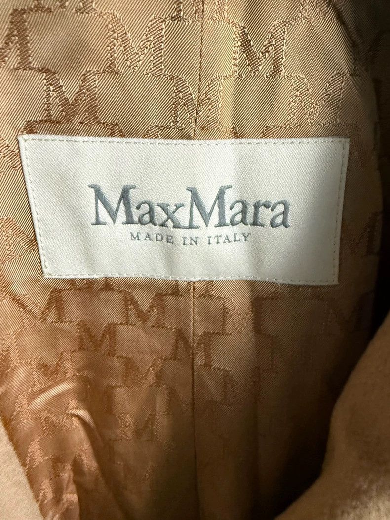 Max Mara Maxmara Beige Double-Breasted Coat Size S / US 4 / IT 40 - 2 Thumbnail