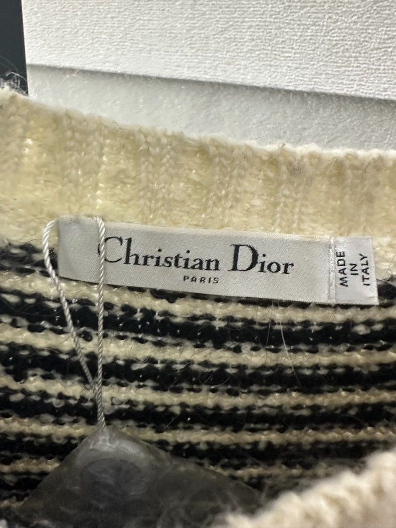 Dior Dior Striped Knit Short Sleeve Top Size M / US 6-8 / IT 42-44 - 2 Thumbnail