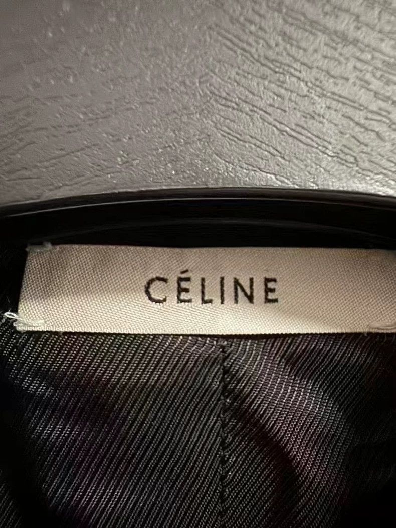 Celine Celine Black Long Suit Jacket Size S / US 4 / IT 40 - 3 Thumbnail