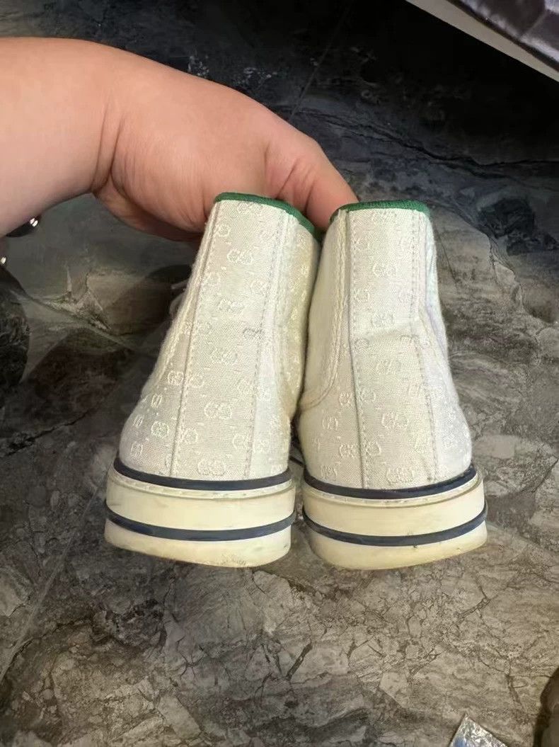 Gucci Gucci 1977 High-Top Sneakers in White Size US 6 / IT 36 - 3 Thumbnail