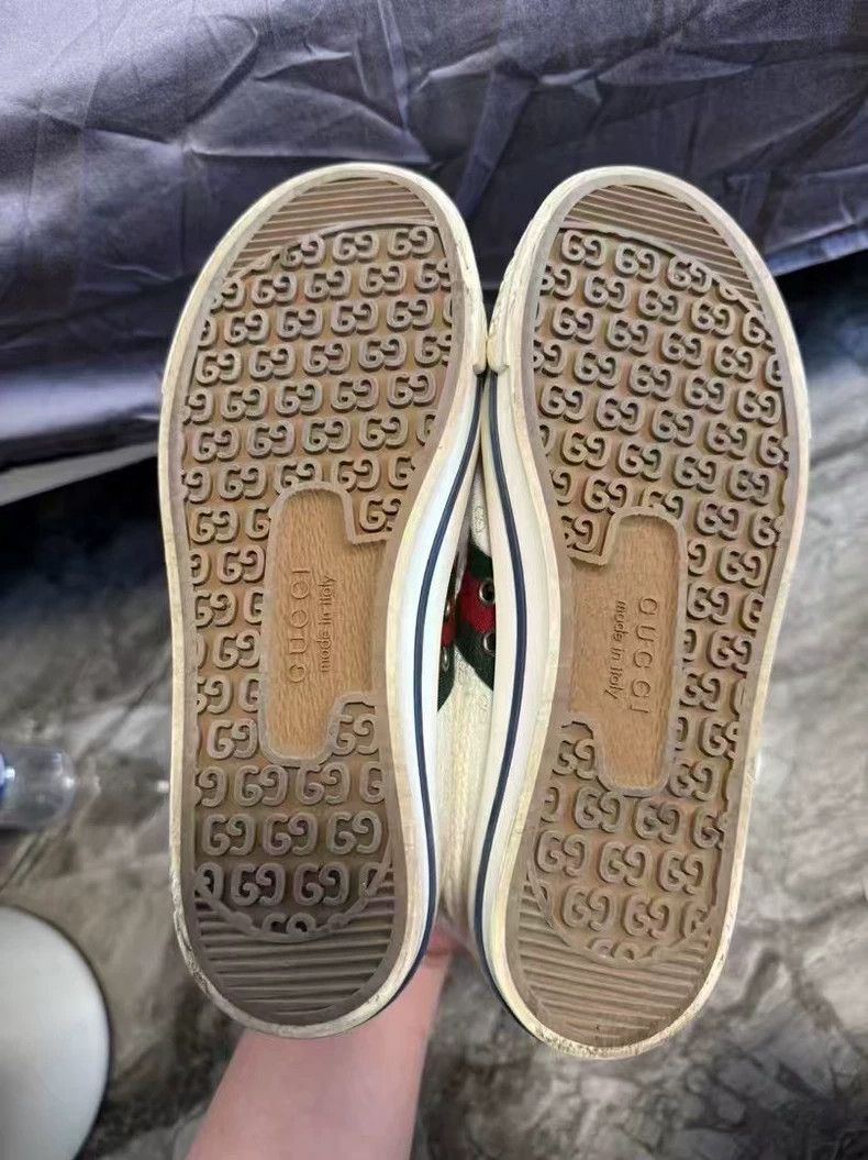 Gucci Gucci 1977 High-Top Sneakers in White Size US 6 / IT 36 - 4 Thumbnail