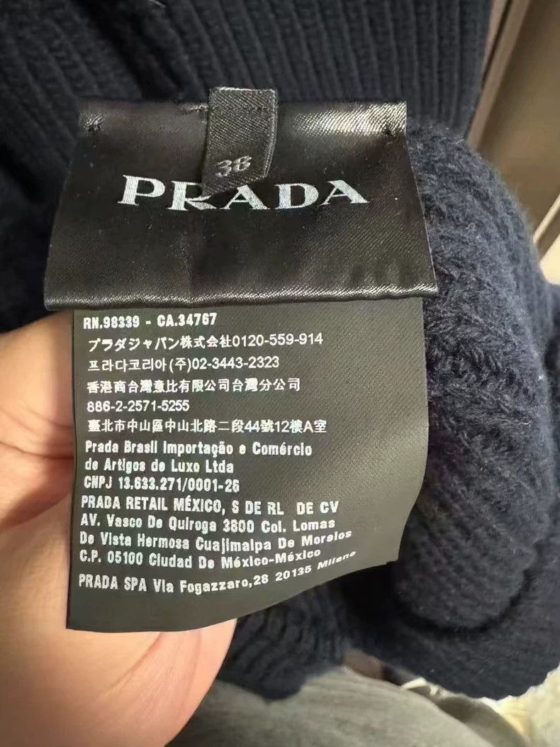Prada Prada Wool Long Cardigan Outerwear Size M / US 6-8 / IT 42-44 - 4 Thumbnail