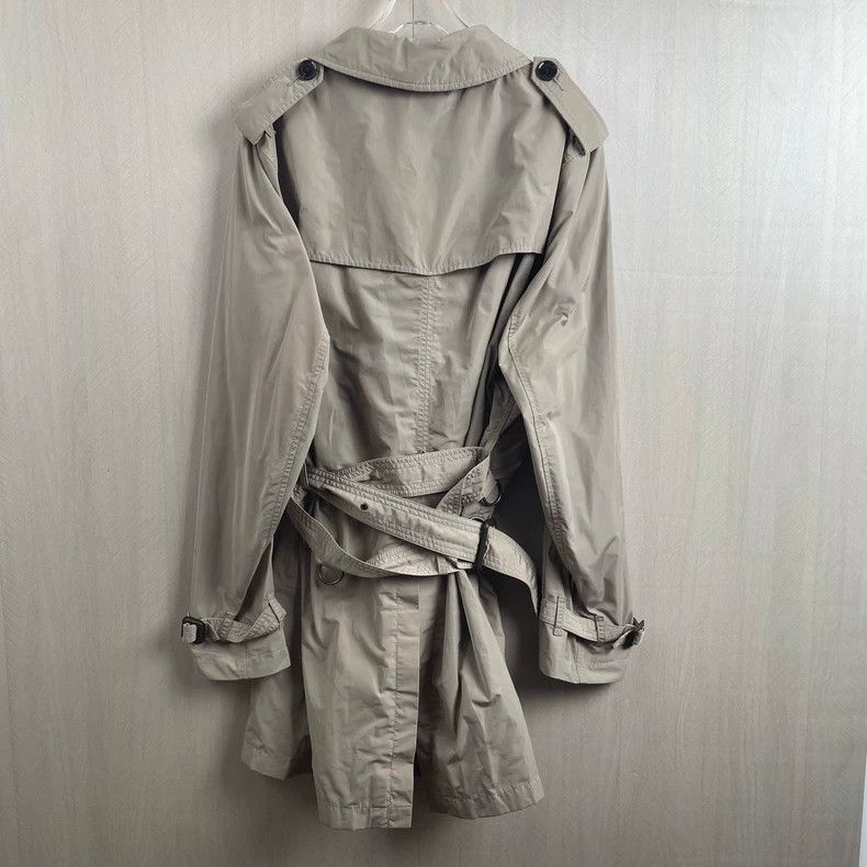 Burberry Burberry Khaki Single-Breasted Trench Coat Size L / US 10 / IT 46 - 2 Thumbnail