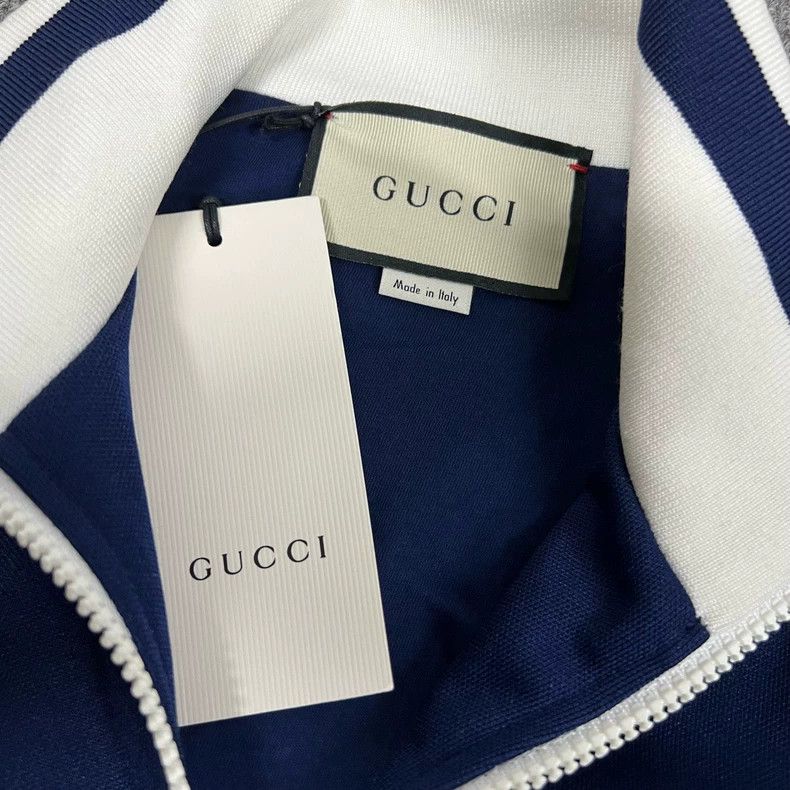 Gucci Gucci Color Block Jacket with Double G Logo Size XXS / US 00 / IT 34 - 5 Thumbnail