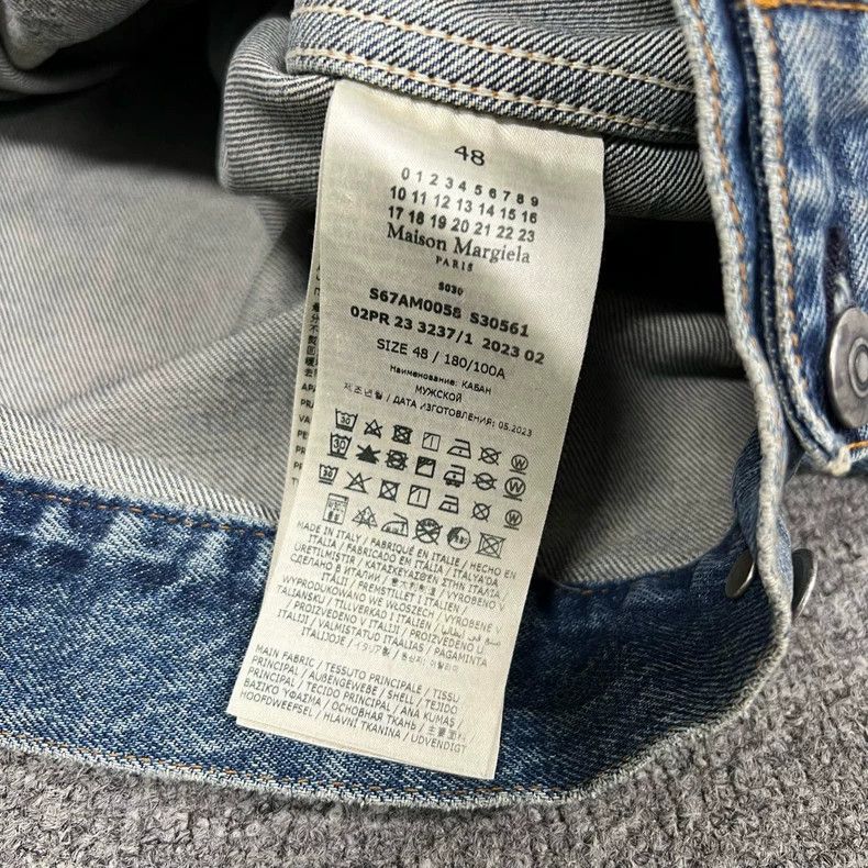 Maison Margiela Maison Margiela Distressed Denim Jacket Size L / US 10 / IT 46 - 6 Thumbnail